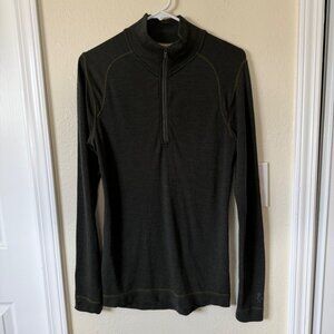 Smartwool Men's Sparwood Half Zip Sweater Gray Size Medium